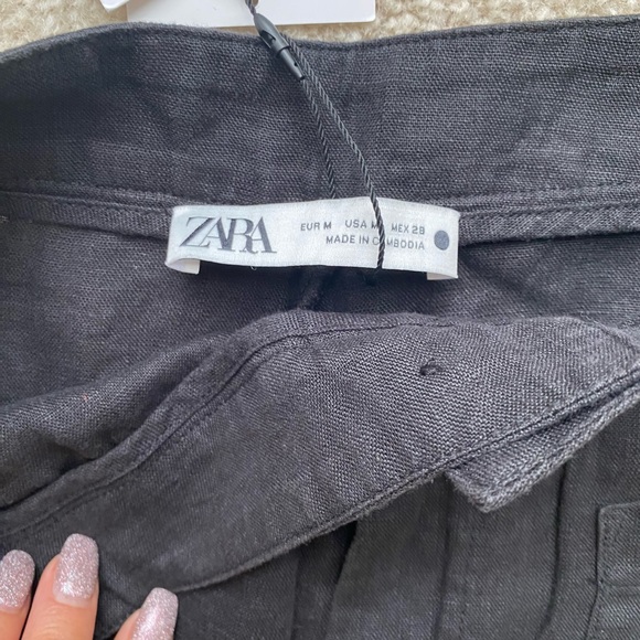 Zara Cotton Pants - Picture 9 of 10